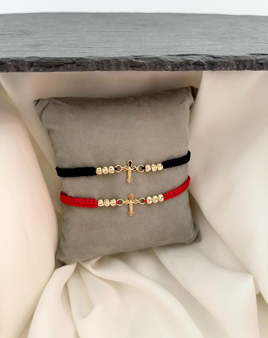 pulsera pareja cruz